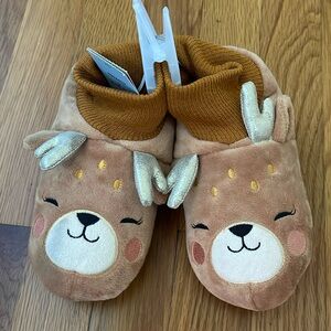 Kids Reindeer Slippers
